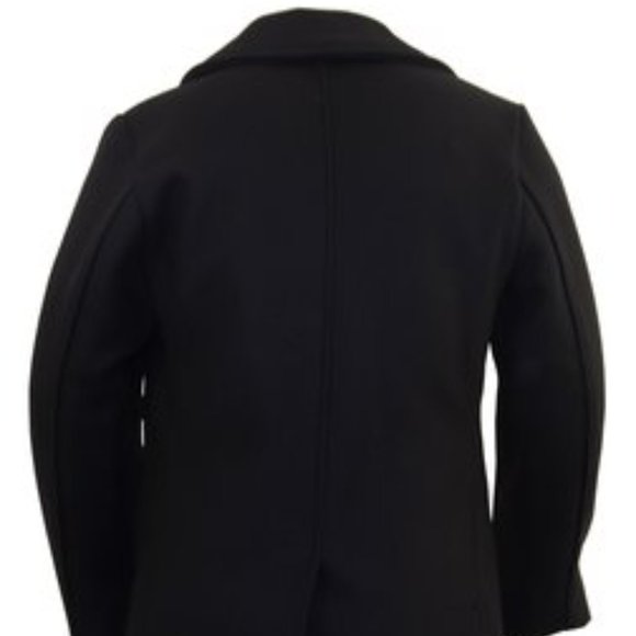 Schott - Classic Melton Wool Navy Pea Coat - Picture 2 of 3